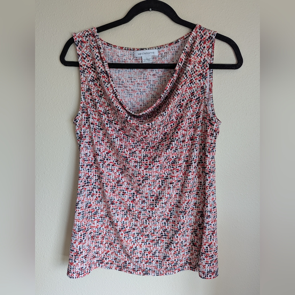 Liz Claiborne Women's Multicolor Sleeveless Top Size L